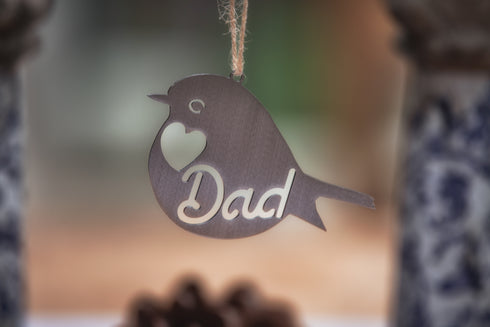 Mum & Dad Mini Steel Robin Duo